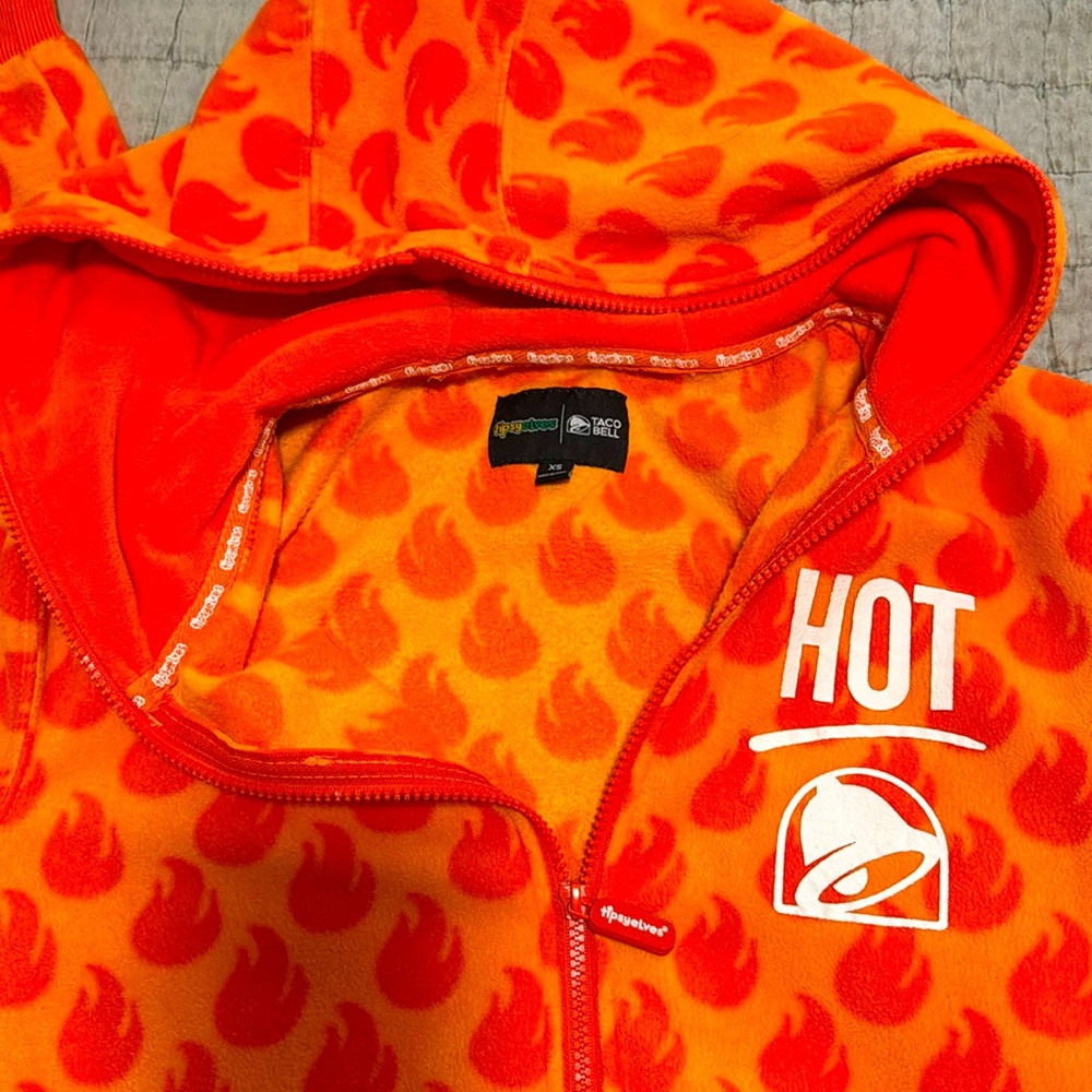 Tipsy Elves Taco Bell onesie xs
